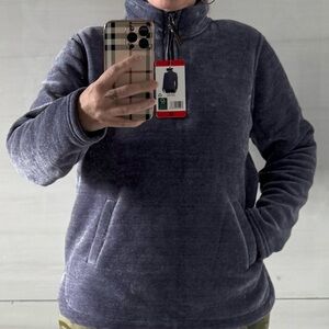 32 Degrees Women's Blue/Gray Pullover M